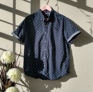 Denim & Flower Men's Casual Buttoned Shirt